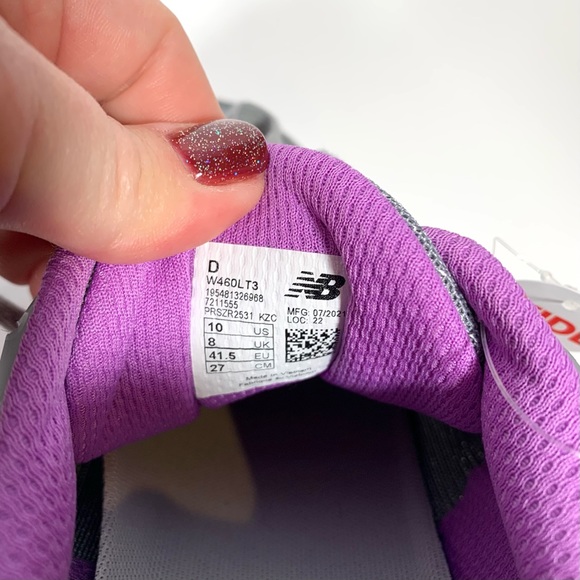 New Balance 460 V3 Size 10 Wide Purple and Gray - Picture 7 of 10